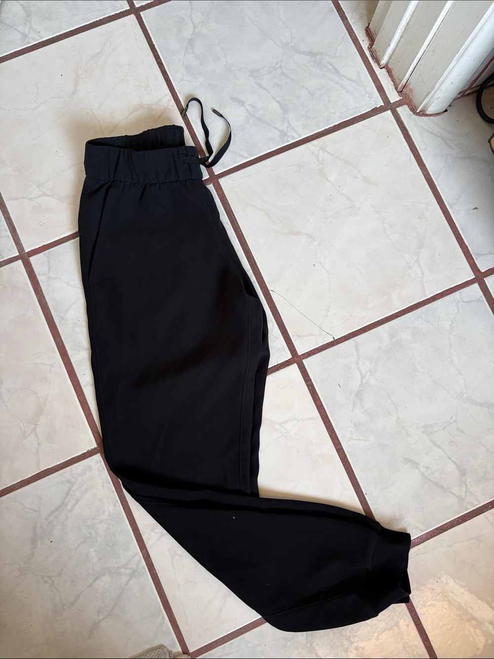 Lululemon Black Drawstring Jogger Pants